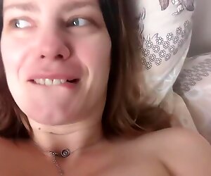 Milf Strokes Her Delicate Pussy To Squirting While Talking Dirty