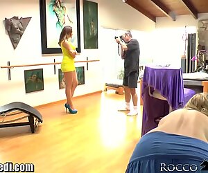 RoccoSiffredi Bailey Blue takes Huge Dick in Ass for Audition