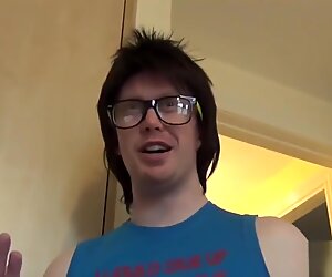 Nerd Fucks Brunette On Desk