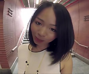 BITCHES ABROAD - Alternative Asian beauty goes for naughty fuck with stranger