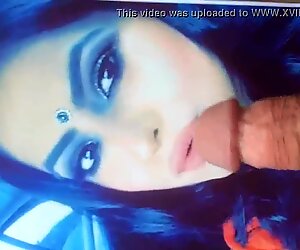 She is called "_Indian Slut"_ - she can´_t get enough of hot sperm on her face